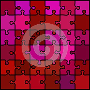 Abstract colored puzzle background