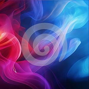 abstract colored smoke on a black background, eps10 vector