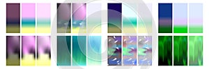 Abstract colored social media background