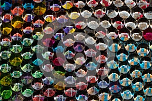 abstract colorful 3d glass beads wallpaper creative happy design