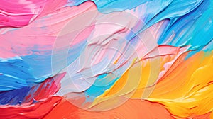 abstract colorful acrylic color texture painting background for festive graphic design element. generative AI