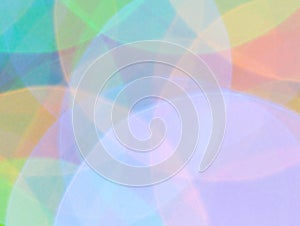 Abstract colorful background with circles and triangles