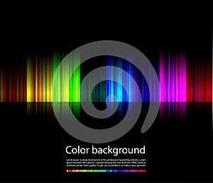 Abstract colorful background line