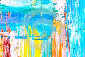 Abstract colorful background with paint