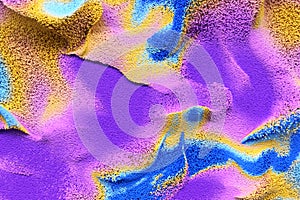 Abstraktní barvitý purpurová částice 