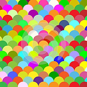 Abstract colorful background scales