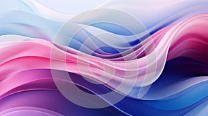 abstract colorful background with smooth lines in blue, purple and pink colors