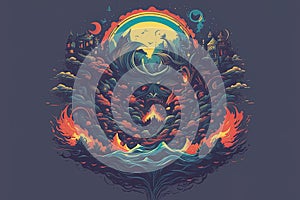 abstract colorful background with space for your textabstract background with fire and moonabstract colorful background with space