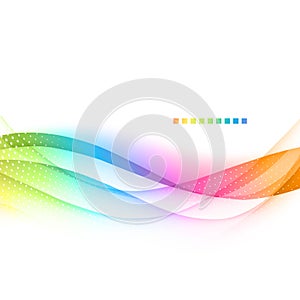 Abstract colorful background. Spectrum wave.