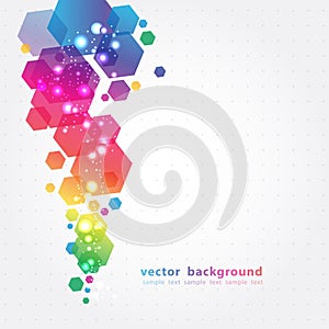 Abstract Colorful Background. Vector.