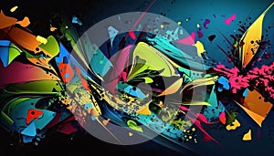 abstract colorful background, vector illustration, eps10, contains transparencies photo