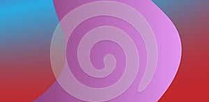 Abstract Colorful Background with Waves and Gradient