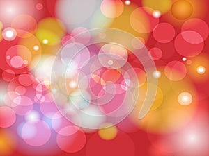 Abstract Colorful Blur Bokeh background Design