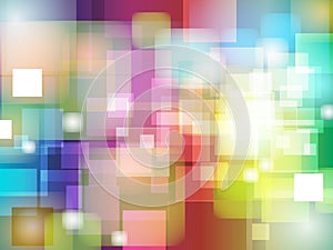 Abstract Colorful Blur Bokeh background Design