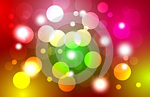 Abstract colorful blur boken background.