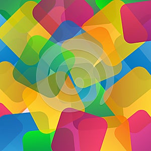 Abstract Colorful blur square seamless background Design