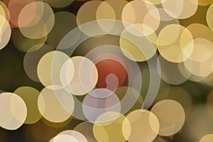 Abstract colorful Blurred Christmas illumination lights