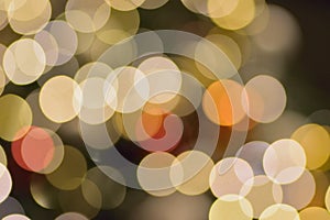 Abstract colorful Blurred Christmas illumination lights