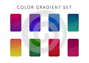 Abstract colorful blurred vector backgrounds. Elements for your website or presentation.