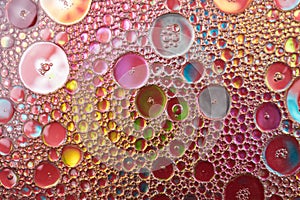 Abstract colorful bubbles creative vivid background