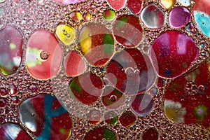Abstract colorful bubbles creative vivid background