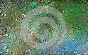 Abstract colorful bubbles. Freeze motion of color dust particles splash. Background image