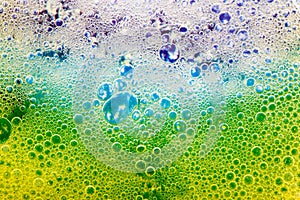 Abstract colorful bubbly background