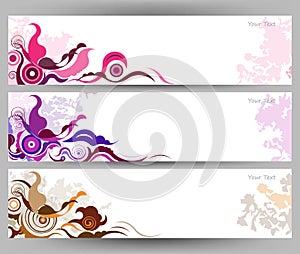 Abstract colorful butterfly and flower vector background