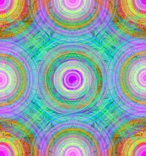 Abstract colorful circles