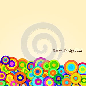 Abstract Colorful Circles