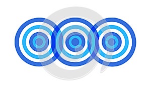 Abstract Colorful Concentric Rings Vector Design, vector design Generative AI