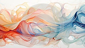 Abstract colorful creative smoke waves background wallpaper