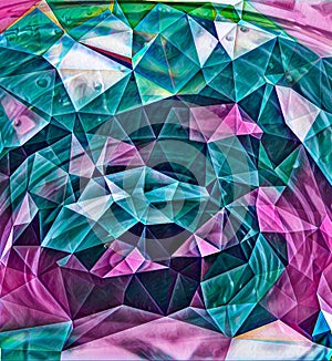 Abstract colorful crystallized background.