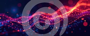 Abstract colorful data streams, vector graphics, shapes, abstract