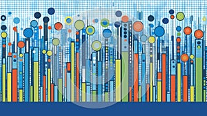 Abstract Colorful Data Visualization: A Dynamic Representation of Information