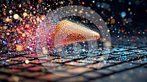 Data Stream Bursting from Keyboard