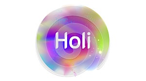 Abstract colorful explosion powder holi festival background for copy space for text. Color festival of India celebration greetings