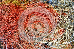 Colorful fishing net