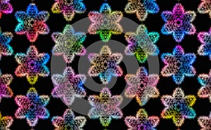 Abstract colorful floral pattern background