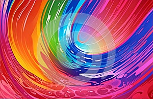 Abstract Colorful fluid background closeup. Highly textured. High-quality details. Liquid form an abstract background.
