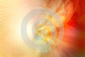 Abstract colorful fractal pattern background. Generative AI