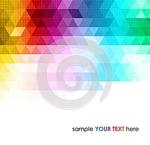 Abstract colorful geometric background