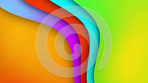 Abstract colorful geometric background. Fluid gradient shapes with liquid shape and gradient. Trendy Bright colors