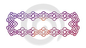 Abstract Colorful Geometric Frame, Dynamic Gradient Border, vector design Generative AI