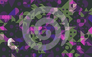 Abstract colorful Geometric generated background wallpaper