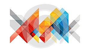 Abstract Colorful Geometric Pattern for Dynamic Digital Backgrounds, vector design Generative AI