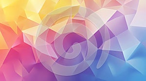 Abstract Colorful Geometric Pattern with Triangular Shapes