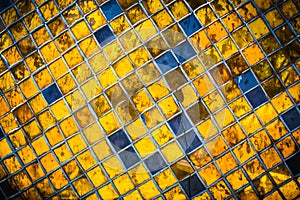 Abstract Colorful glass mosaic wall background