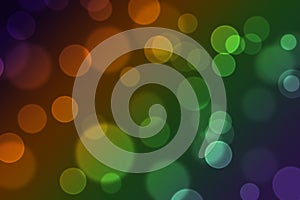 Abstract colorful glittering light bokeh effect background image