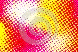 Abstract Colorful Gradient Background with Halftone Texture